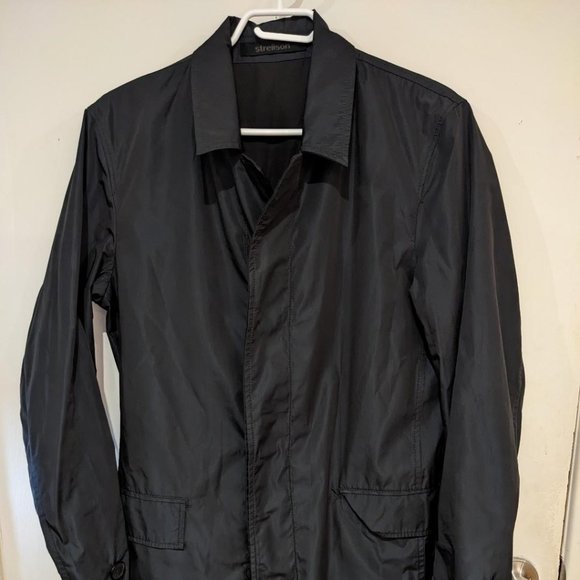 Strellson Jacket | Black & Navy Reversible - Picture 1 of 10